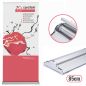 Preview: Rollbanner Deluxe Wave 85 silver Preview: Rollbanner Deluxe Wave 85 silver